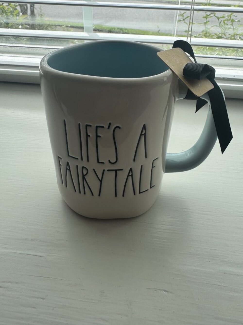 Rae Dunn Life's a Fairytale Cinderella Coffee Cocoa Mug Cup New